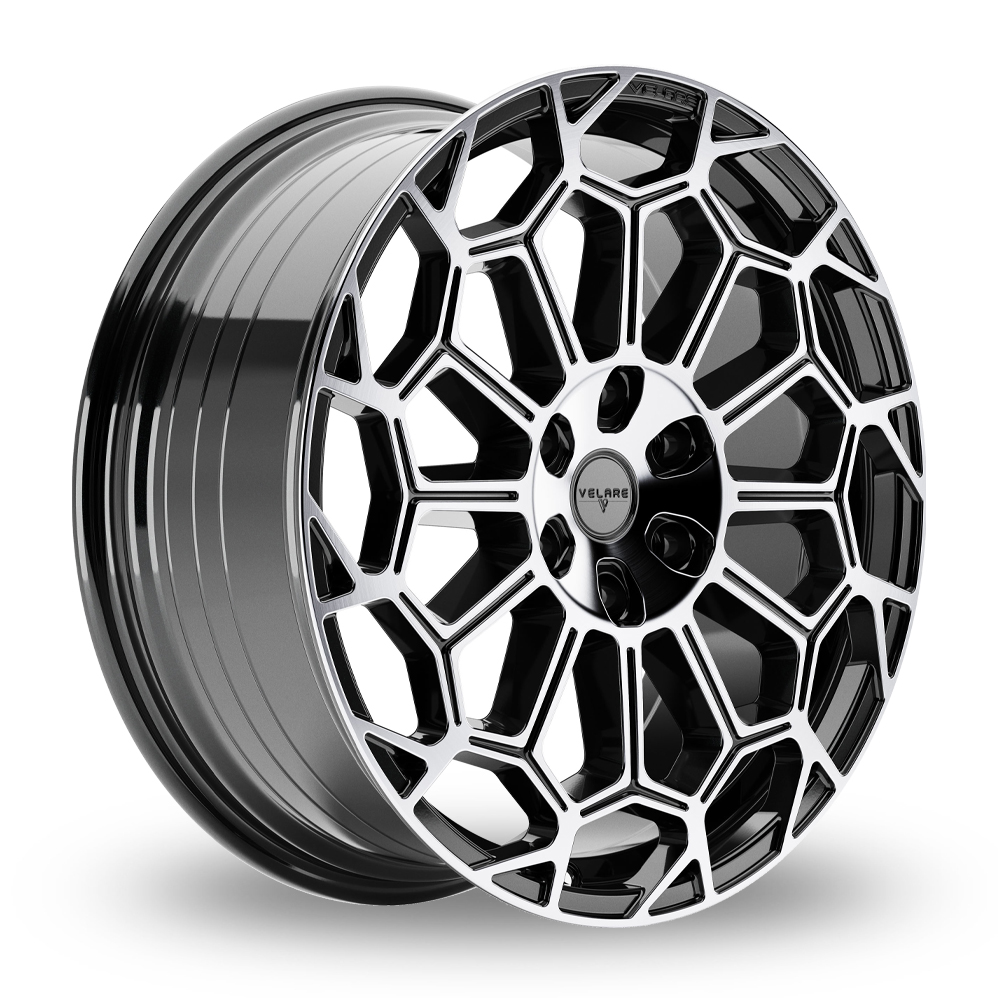 20" Velare VLR-6R Gloss Black Machined Alloy Wheels