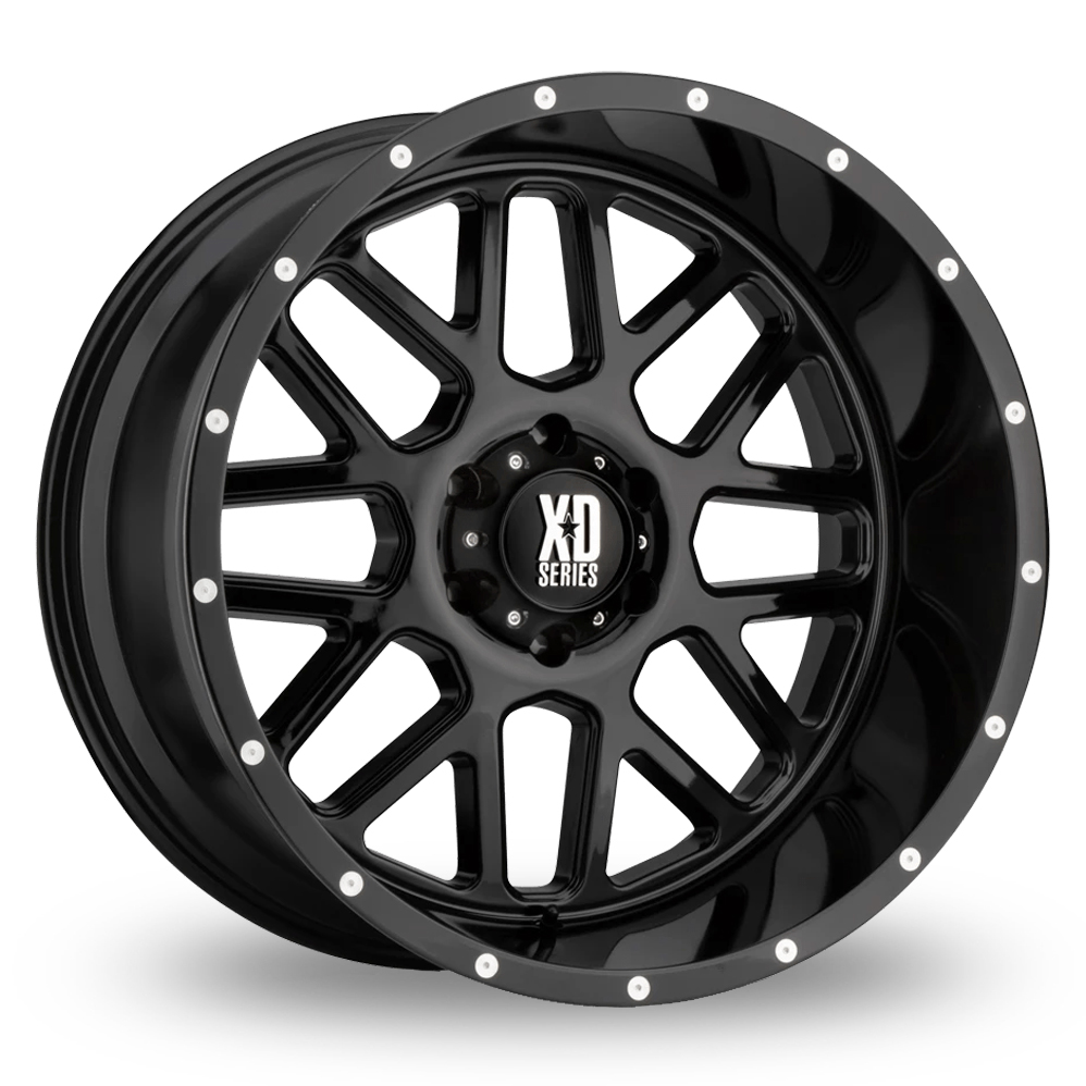 XD XD820 Grenade Gloss Black Alloy Wheels