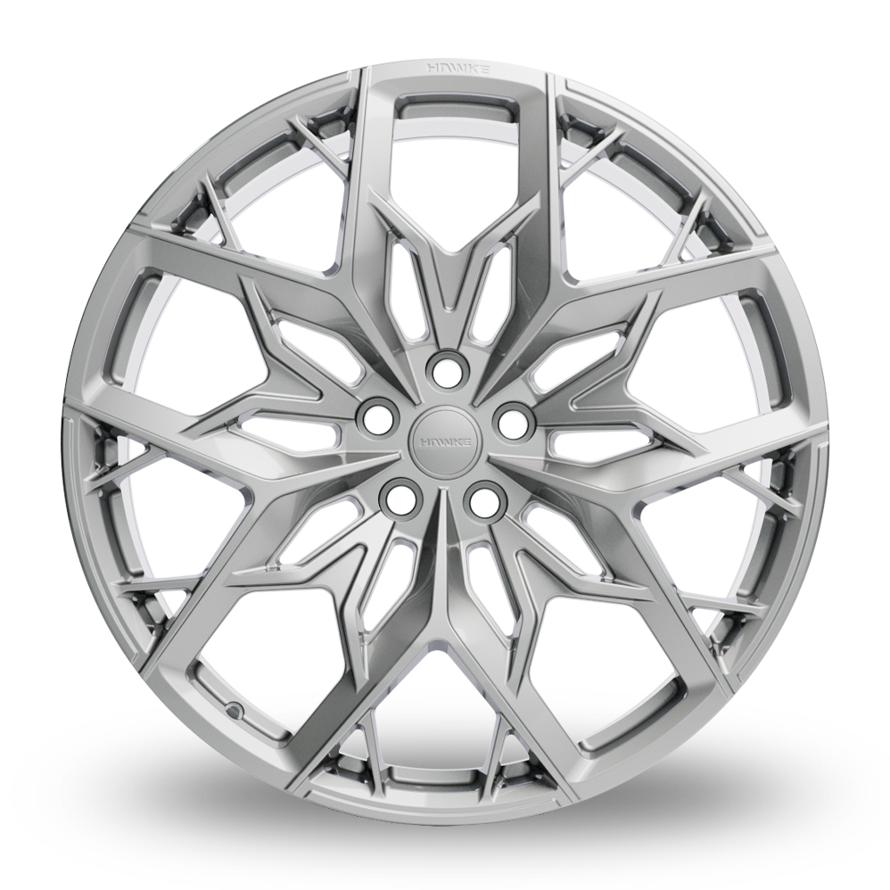 23" Hawke Vortex Silver Alloy Wheels
