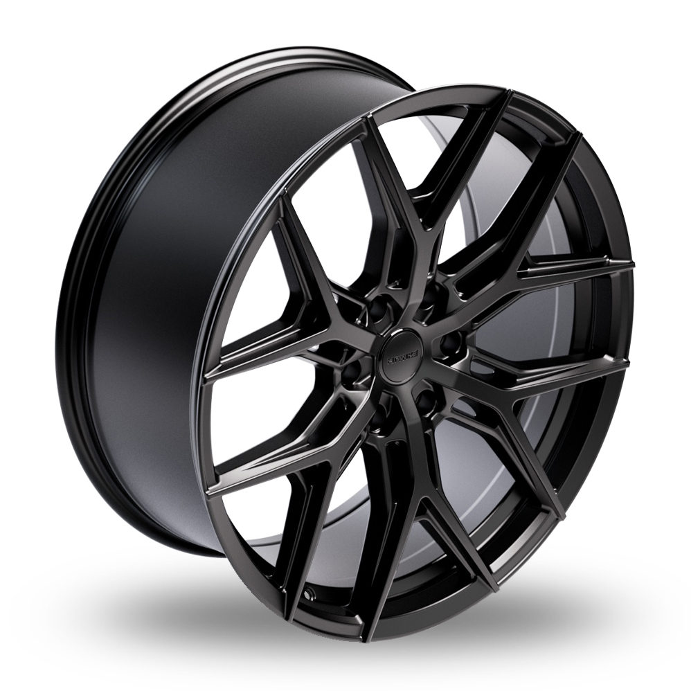 22" Hawke Canyon Matt Black Alloy Wheels
