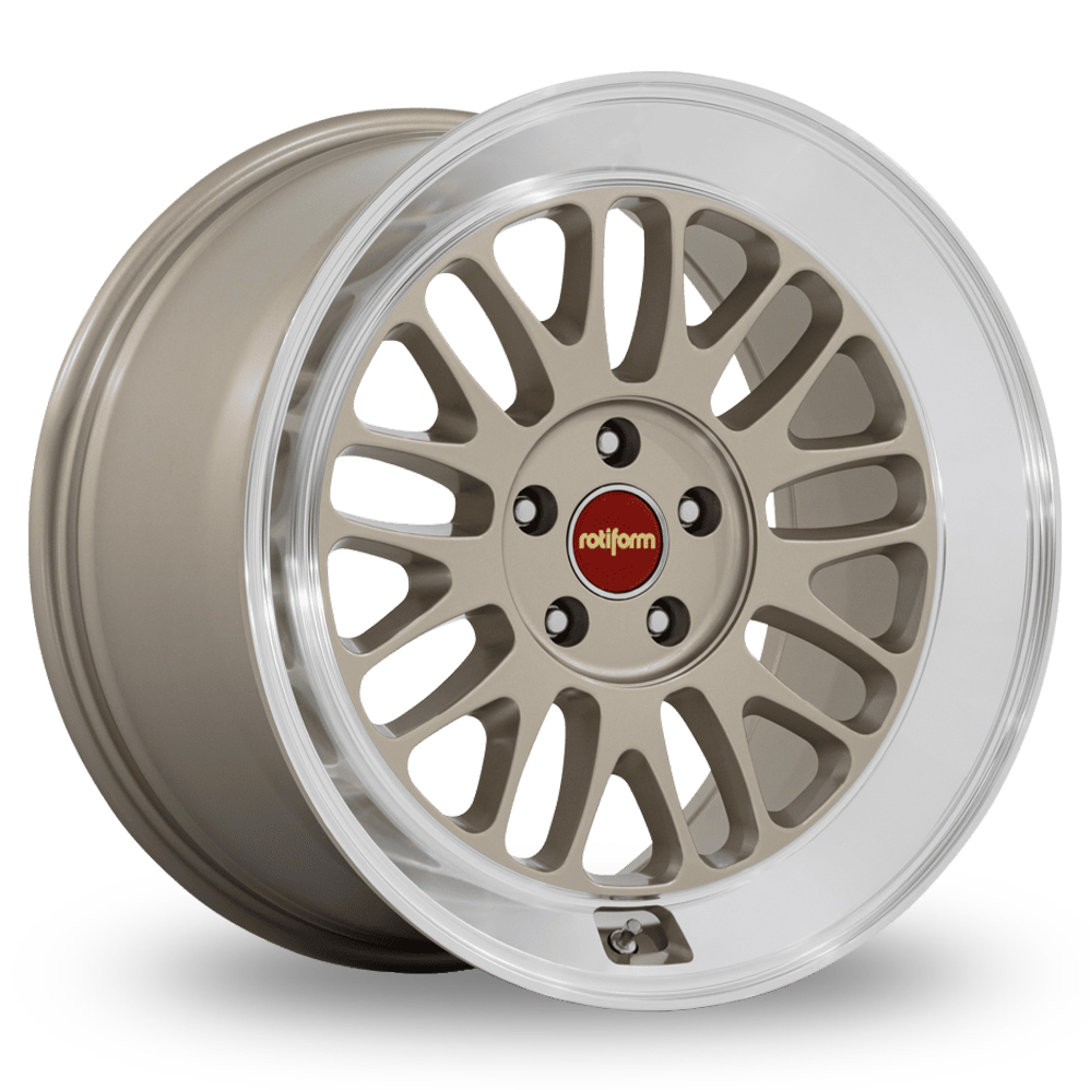 Rotiform RC214 SCP (USA Warehouse) Matt Gold With Diamond Cut Lip Alloy Wheels