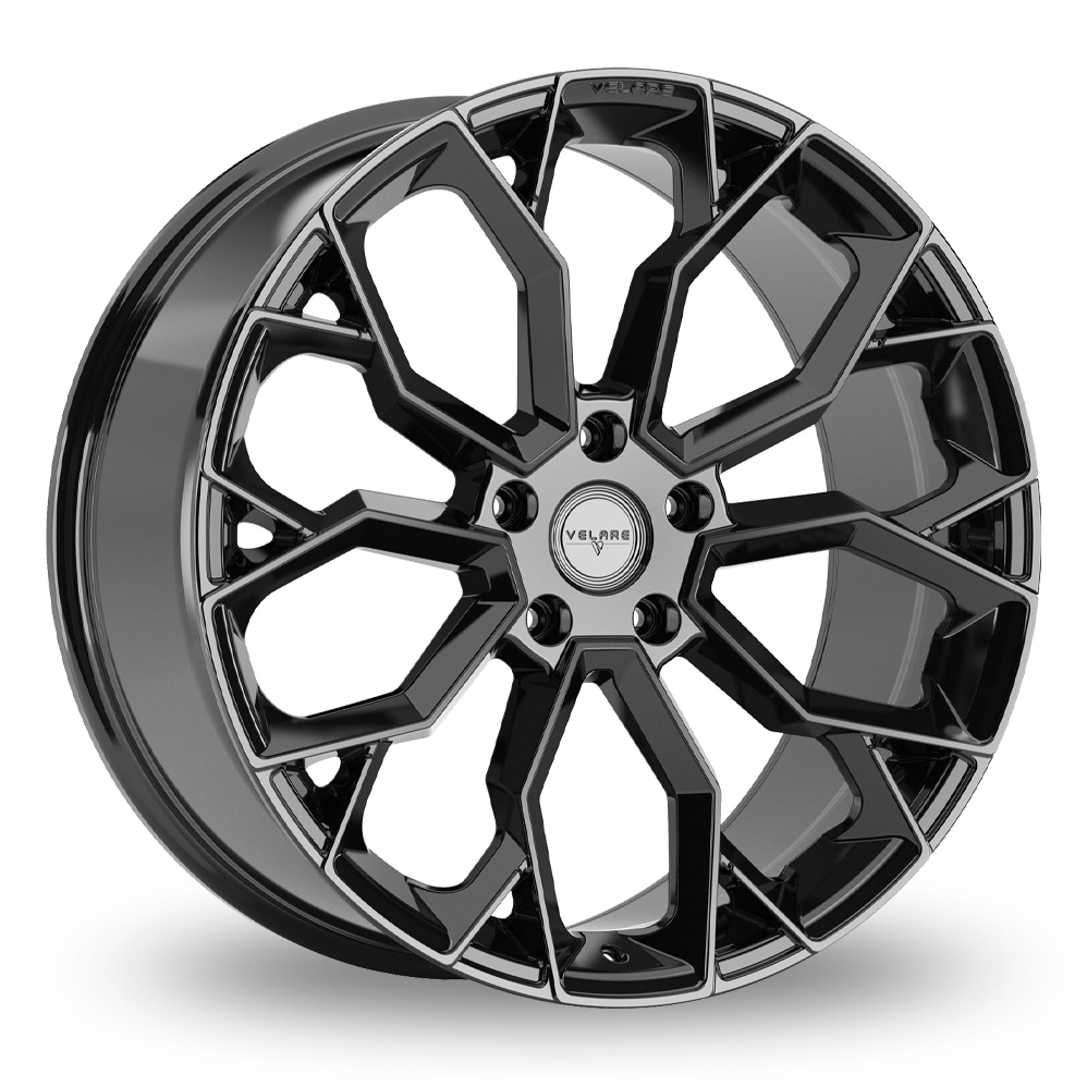 9.5x22 5x120 ET33 Velare VLR15 (Diamond Black) (74.1cb) (980kg Load) Alloy Wheels
