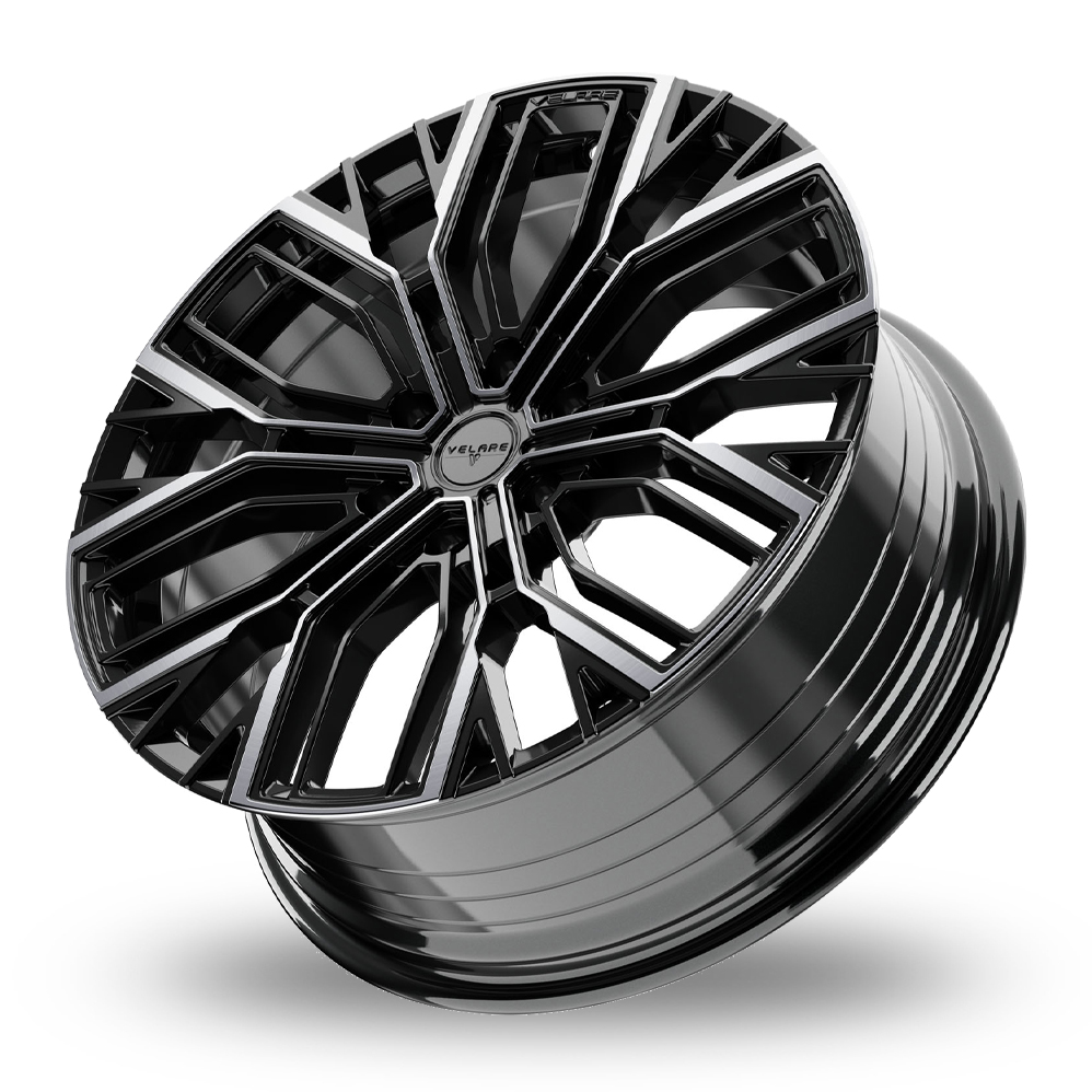 20" Velare VLR-6C Gloss Black Machined Alloy Wheels