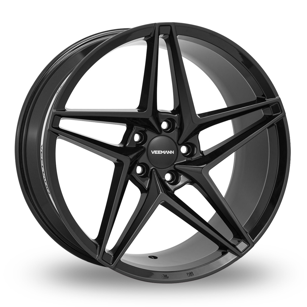 VEEMANN V-FS46 Gloss Black Alloy Wheels