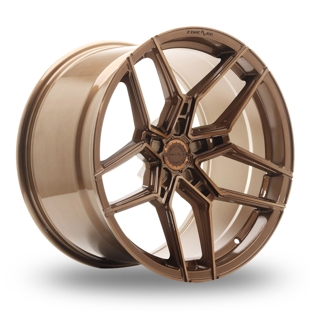 Concaver CVR5 (11x21) (Deep Concave) Brushed Bronze Alloy Wheels