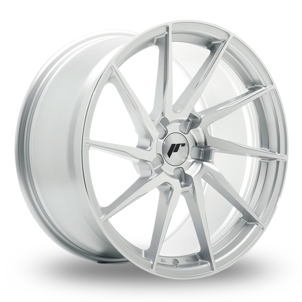 Japan Racing JR36 (9.5x20) (Custom Fitment) Silver Machined Face Alloy Wheels