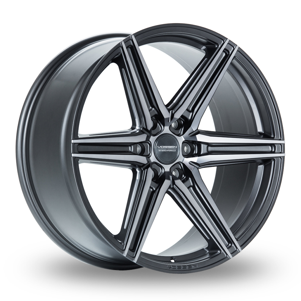 Vossen HF6-2 (10x24) (Deep Concave) Tinted Matte Gunmetal Alloy Wheels