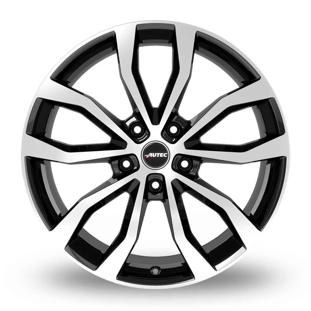17" Autec Uteca Black Polished Alloy Wheels