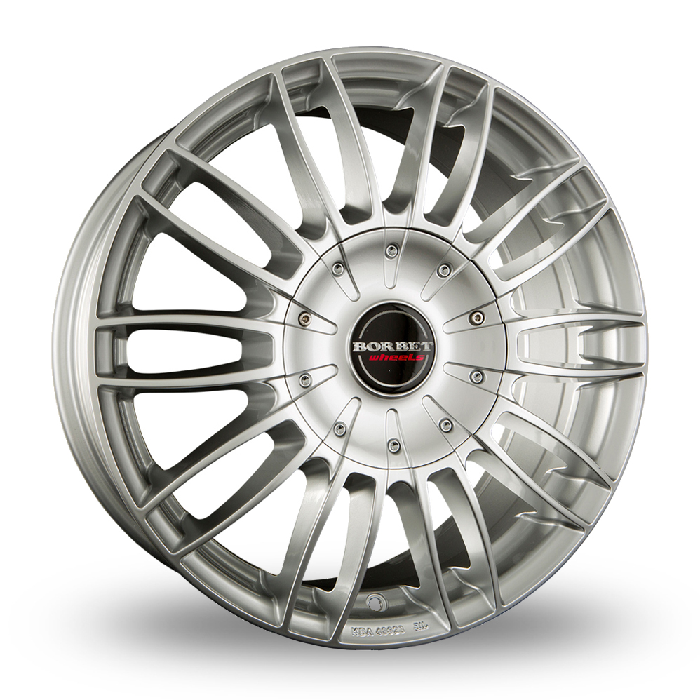 Borbet CW3 Sterling Silver Alloy Wheels