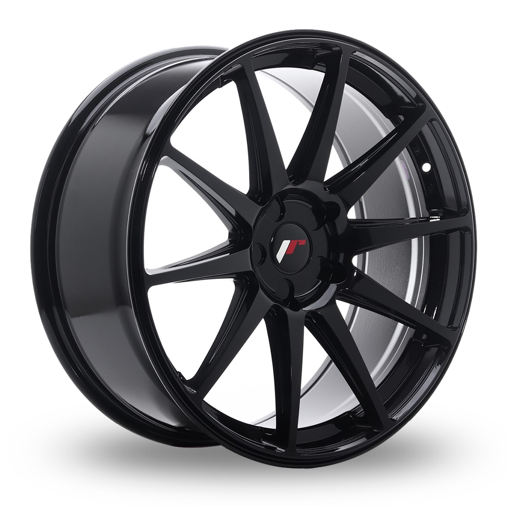 Japan Racing JR11 (8.5x20) (Custom Fitment) Gloss Black Alloy Wheels
