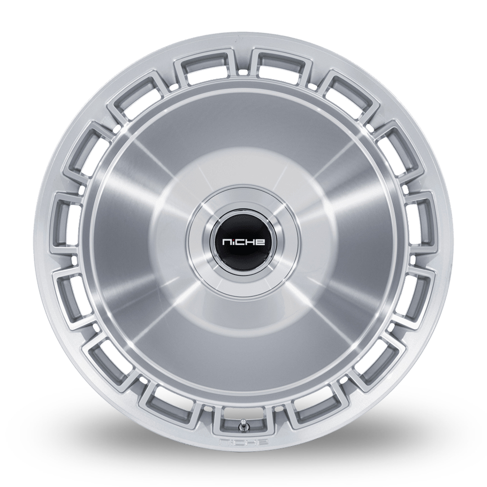 20" Niche NC287 Venice (USA Warehouse) Gloss Silver With Machined Face Alloy Wheels