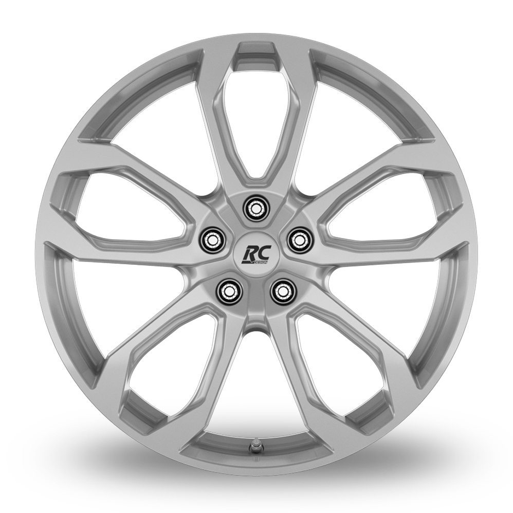 20" RC Design RE1 Crystal Silver Alloy Wheels