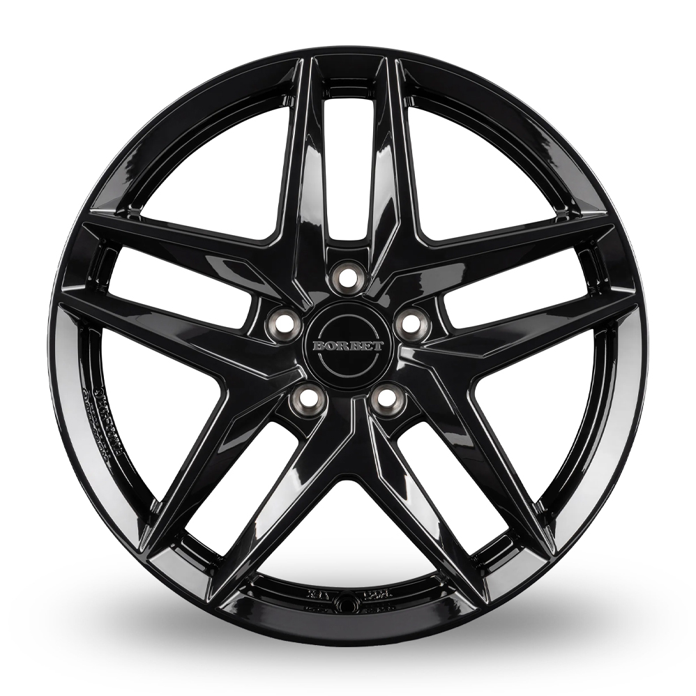 19" Borbet Z Gloss Black Alloy Wheels