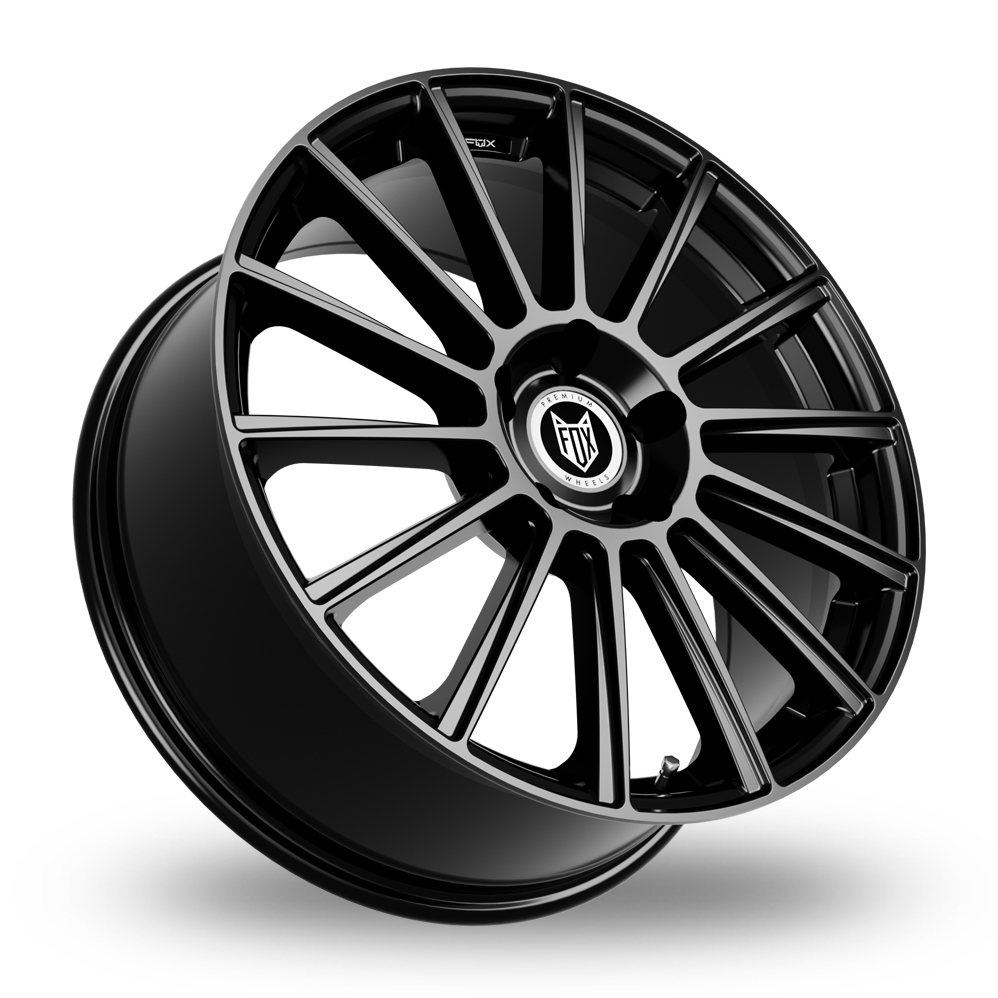 19 Inch Fox Racing MBM () Gloss Black Alloy Wheels