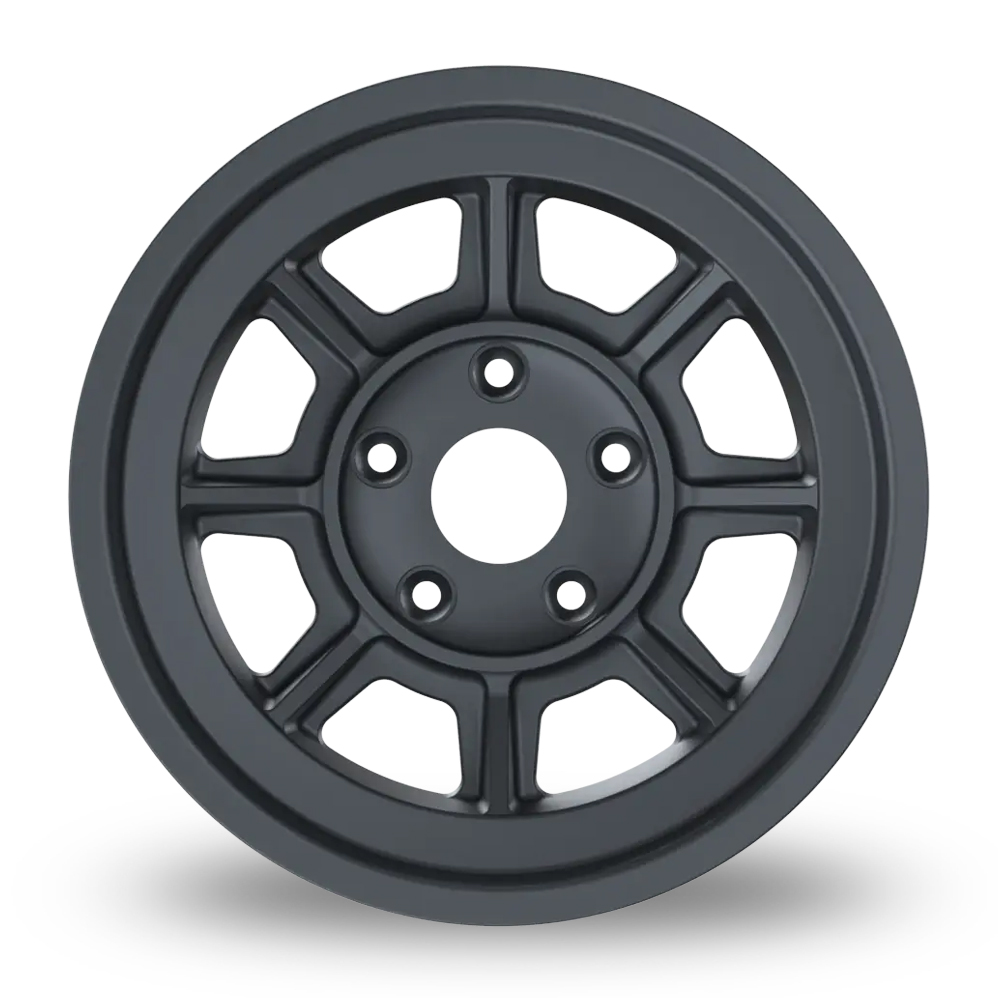 16" Fondmetal PAG16 Matt Titanium Alloy Wheels
