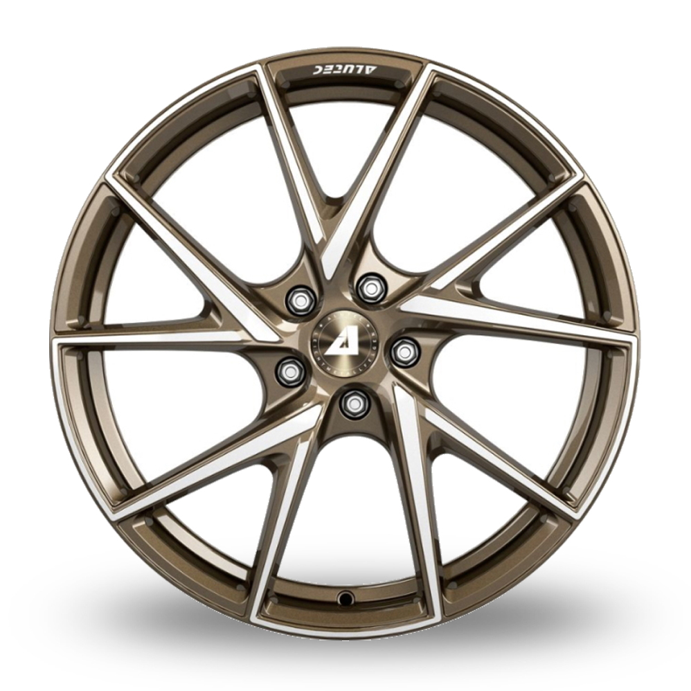 17" Alutec ADX.01 Metallic Bronze Polished Alloy Wheels