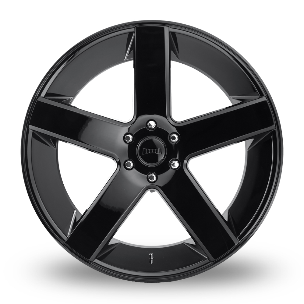 20" DUB S216 Baller Gloss Black Alloy Wheels