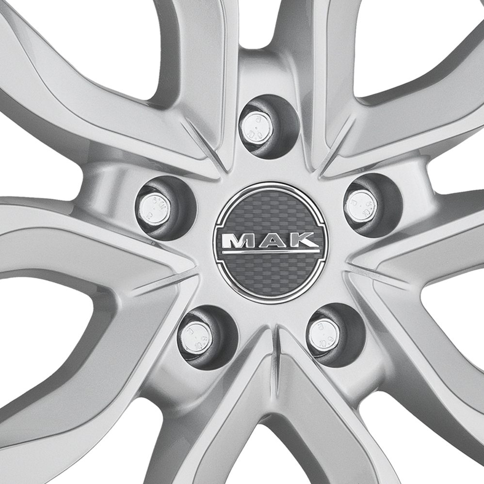 17" MAK Highlands Silver Alloy Wheels