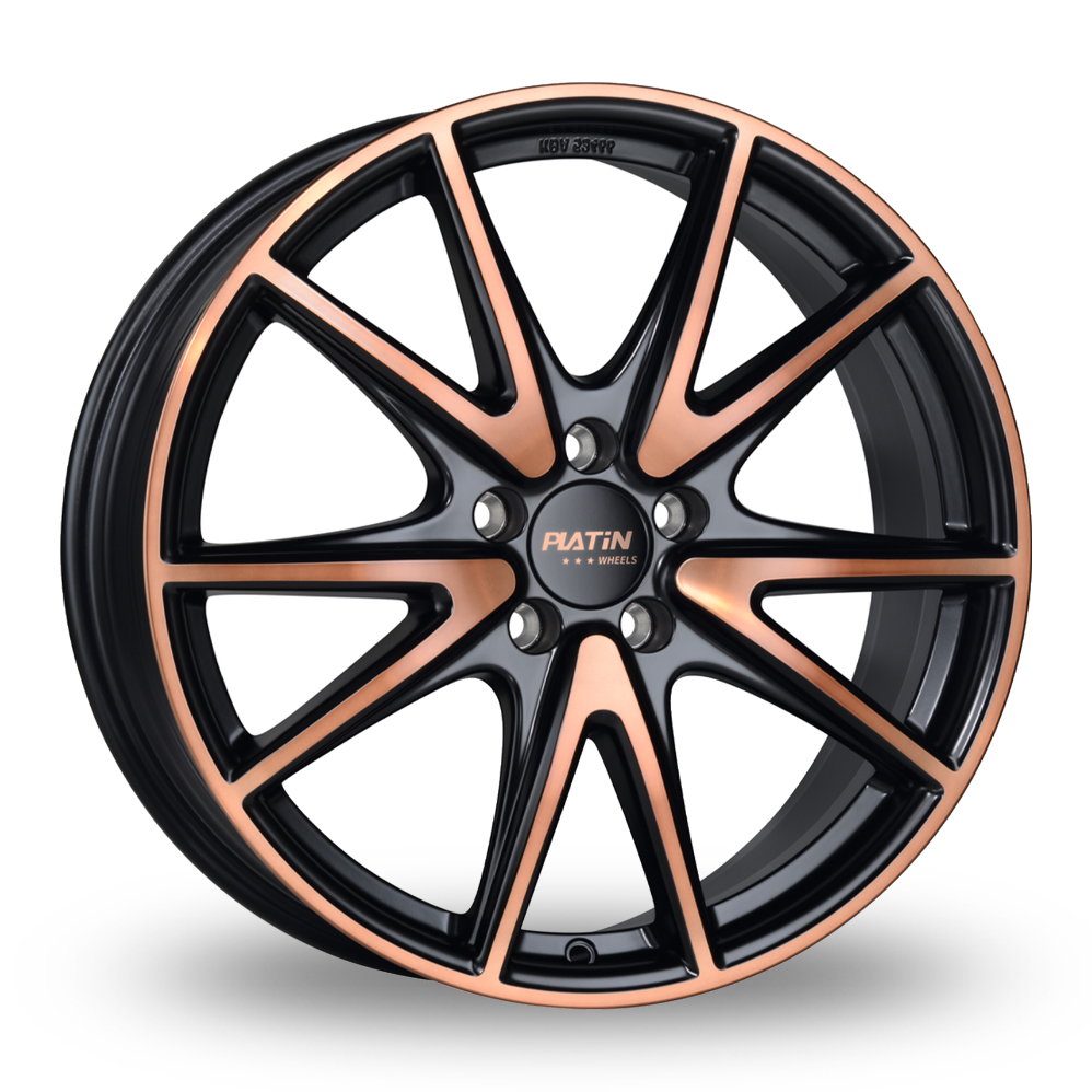 Platin P 99 Matt Black Copper Alloy Wheels