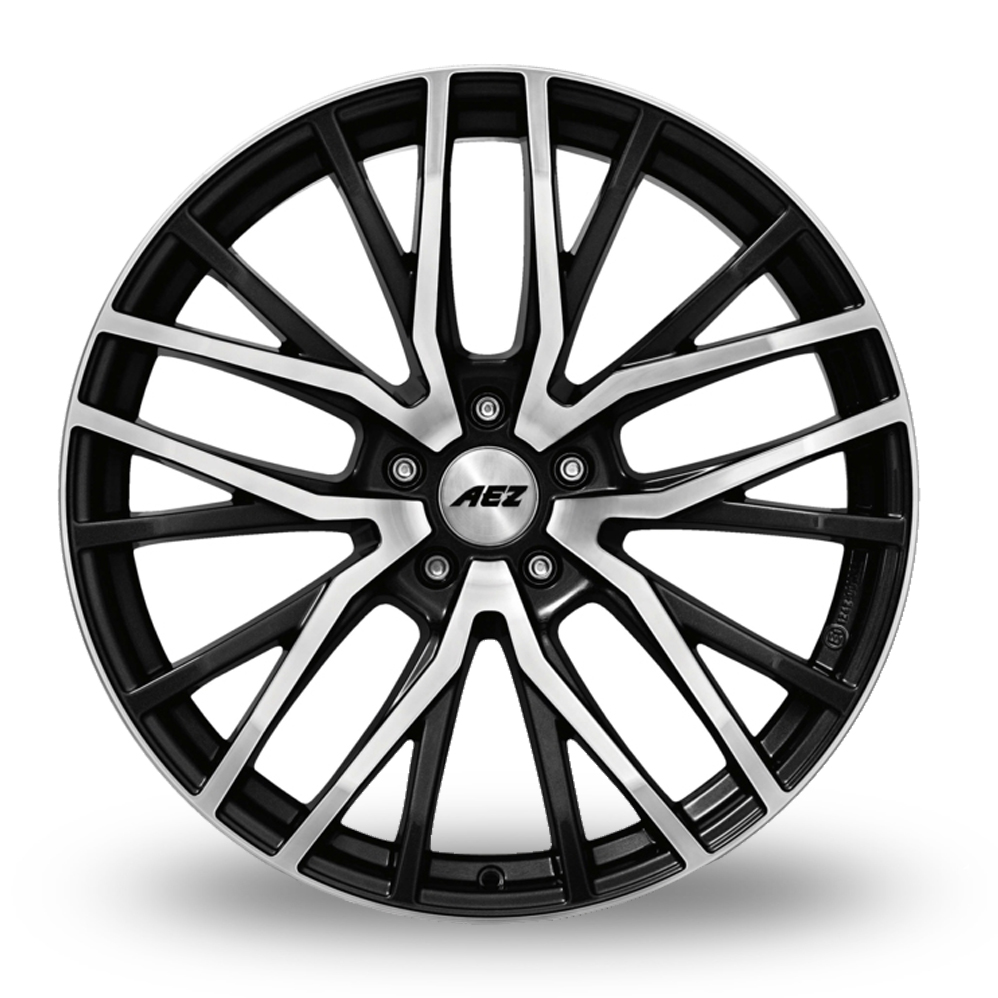 19" AEZ Panama Gunmetal Polished Alloy Wheels