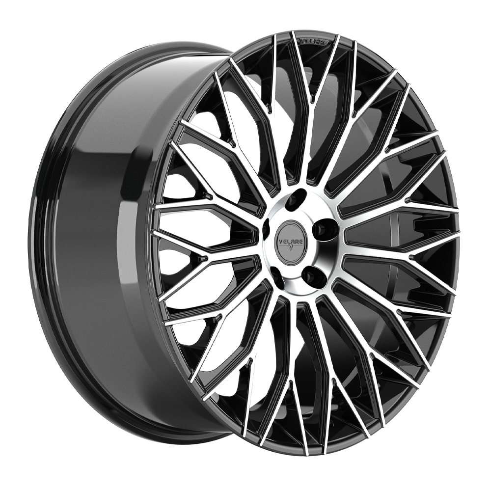 22" Velare VLR10 Gloss Black Machined Alloy Wheels