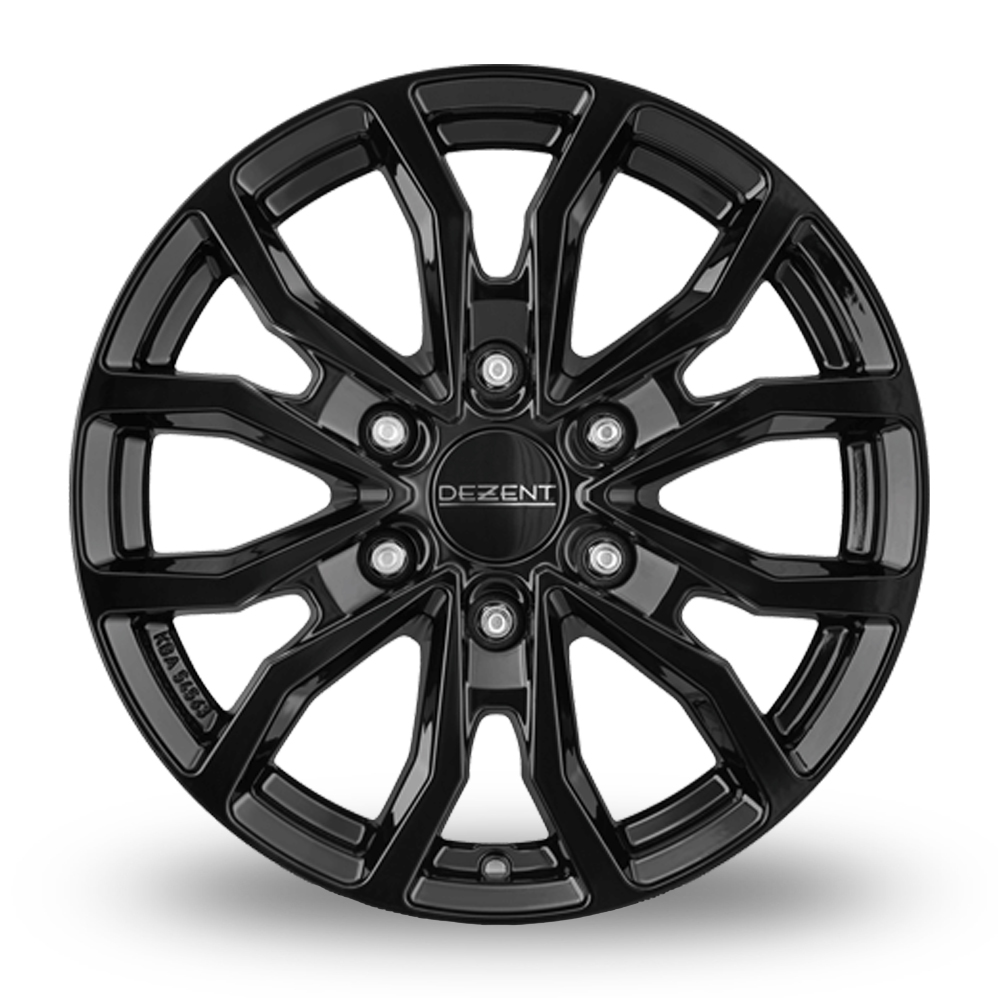 17" Dezent KC Gloss Black Alloy Wheels