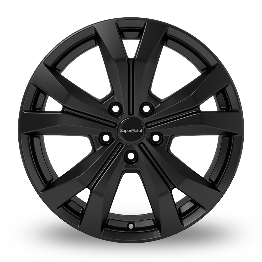 18" SuperMetal Bullet Satin Black Alloy Wheels