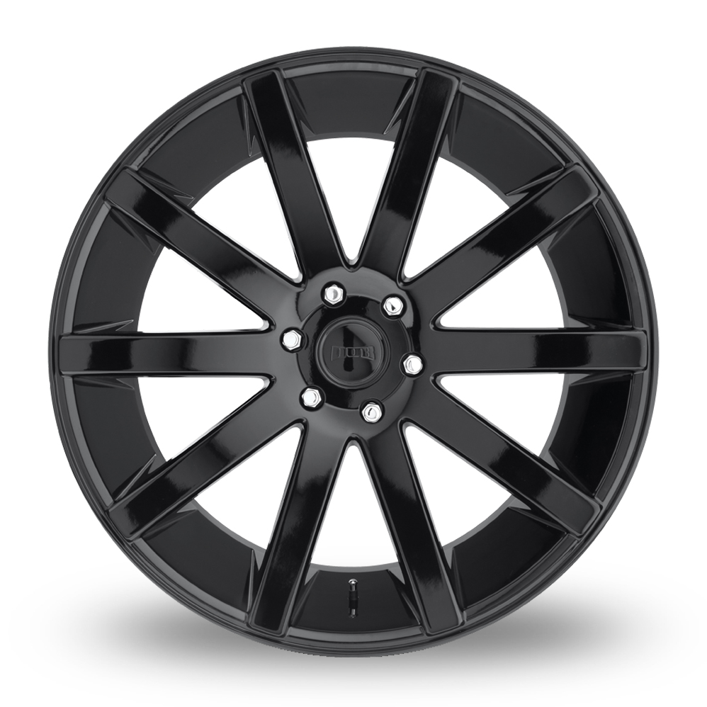 26" DUB S219 Shot Calla Gloss Black Alloy Wheels