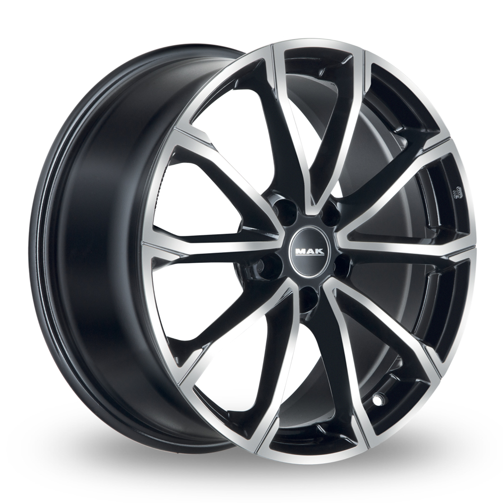 18" MAK Davinci Black Mirror Alloy Wheels