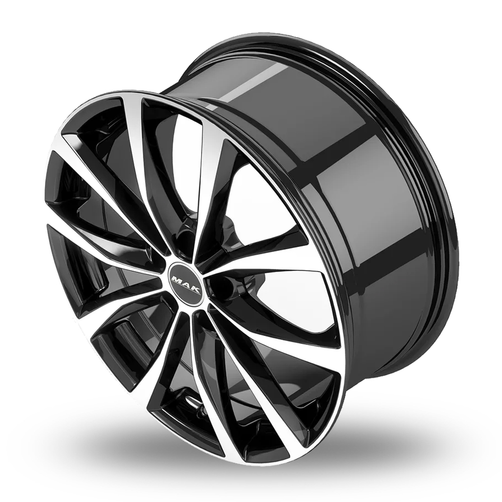 16" MAK Wolf Black Mirror Alloy Wheels