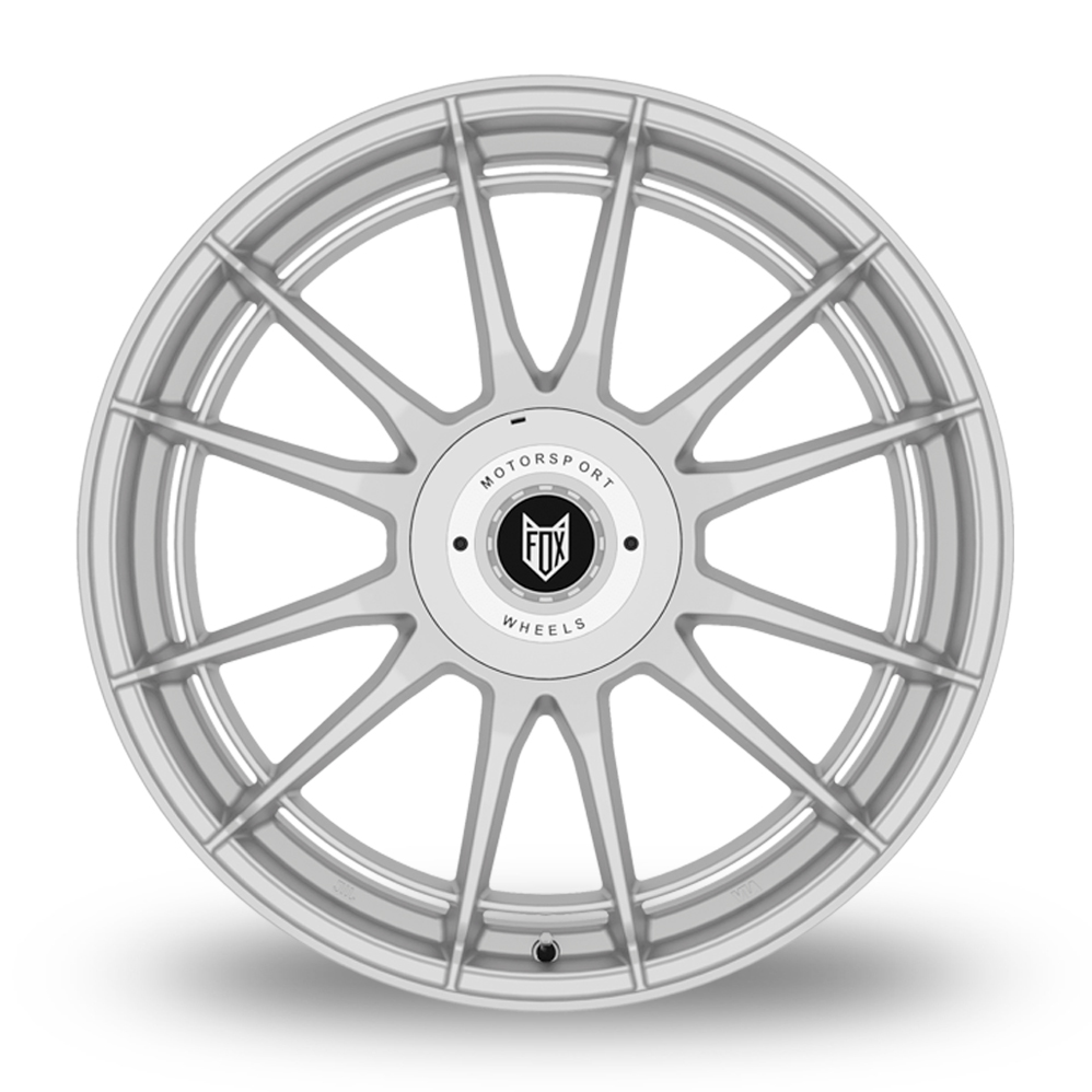 19" Fox Racing VR4 Satin Silver Alloy Wheels