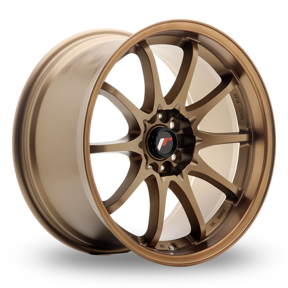 17" Japan Racing JR5 (9.5x17) Dark Anodized Bronze Alloy Wheels