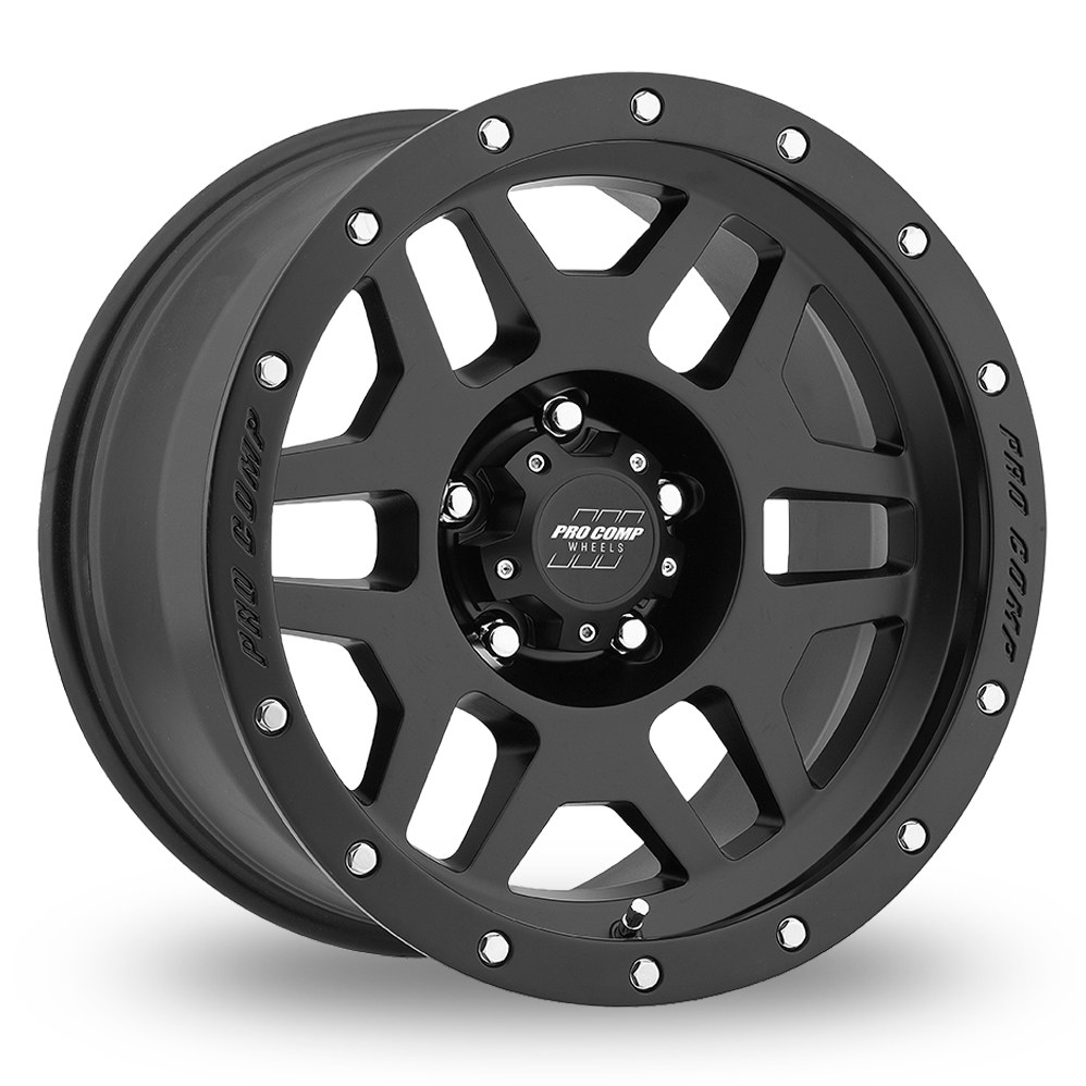 Pro Comp Alloys PA41 Phaser (USA Warehouse) Satin Black Alloy Wheels