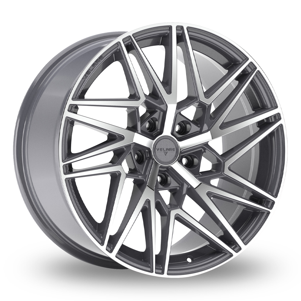 Velare VLR06 Platinum Grey Polsihed Alloy Wheels
