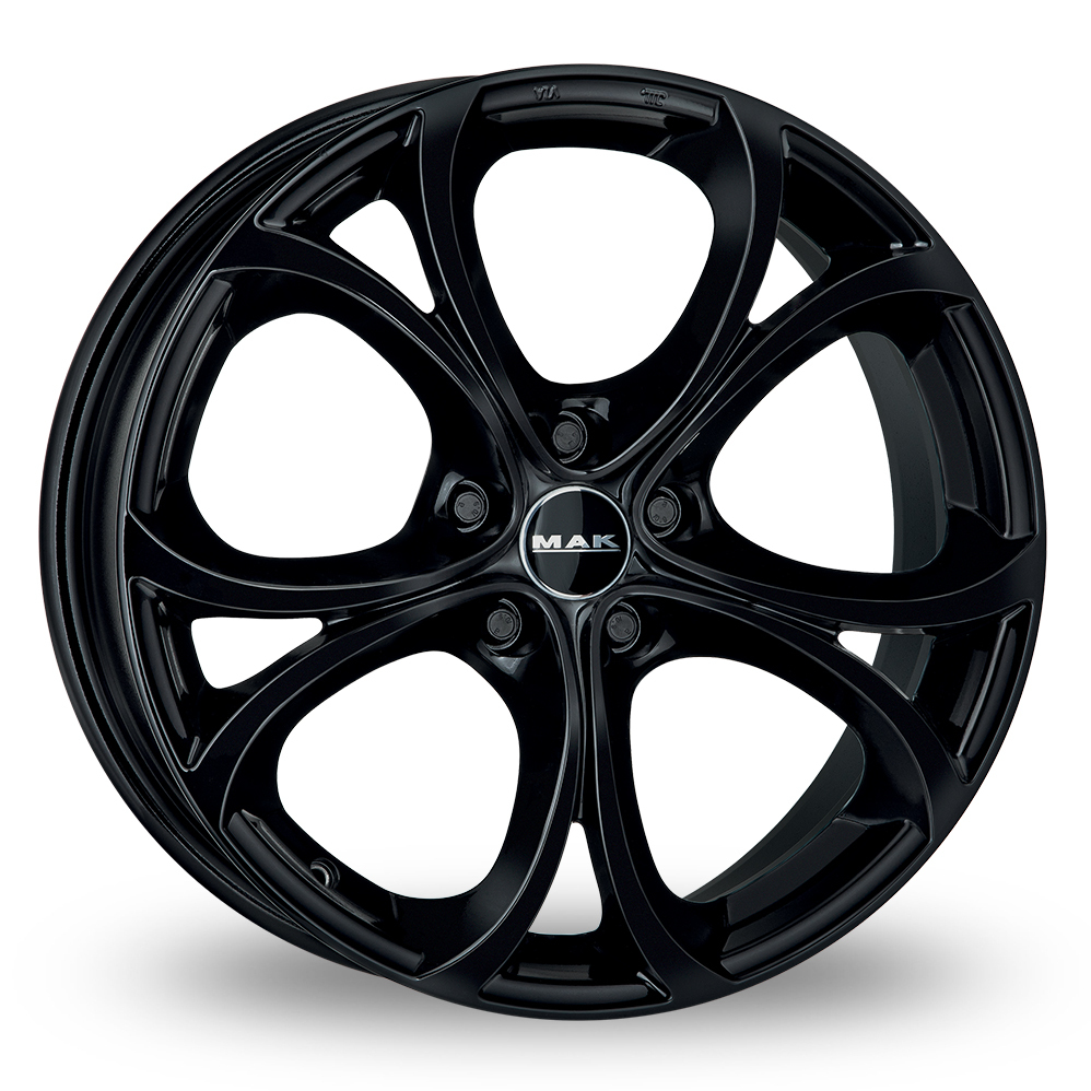 MAK Lario Gloss Black Alloy Wheels