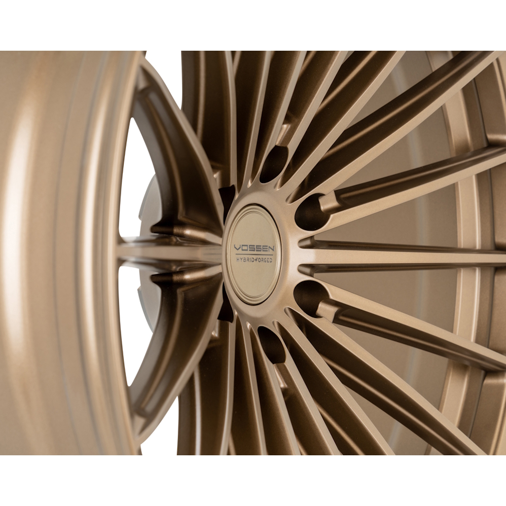 18" Vossen HFX-4 (9x18) (Super Deep Concave) Satin Bronze Alloy Wheels