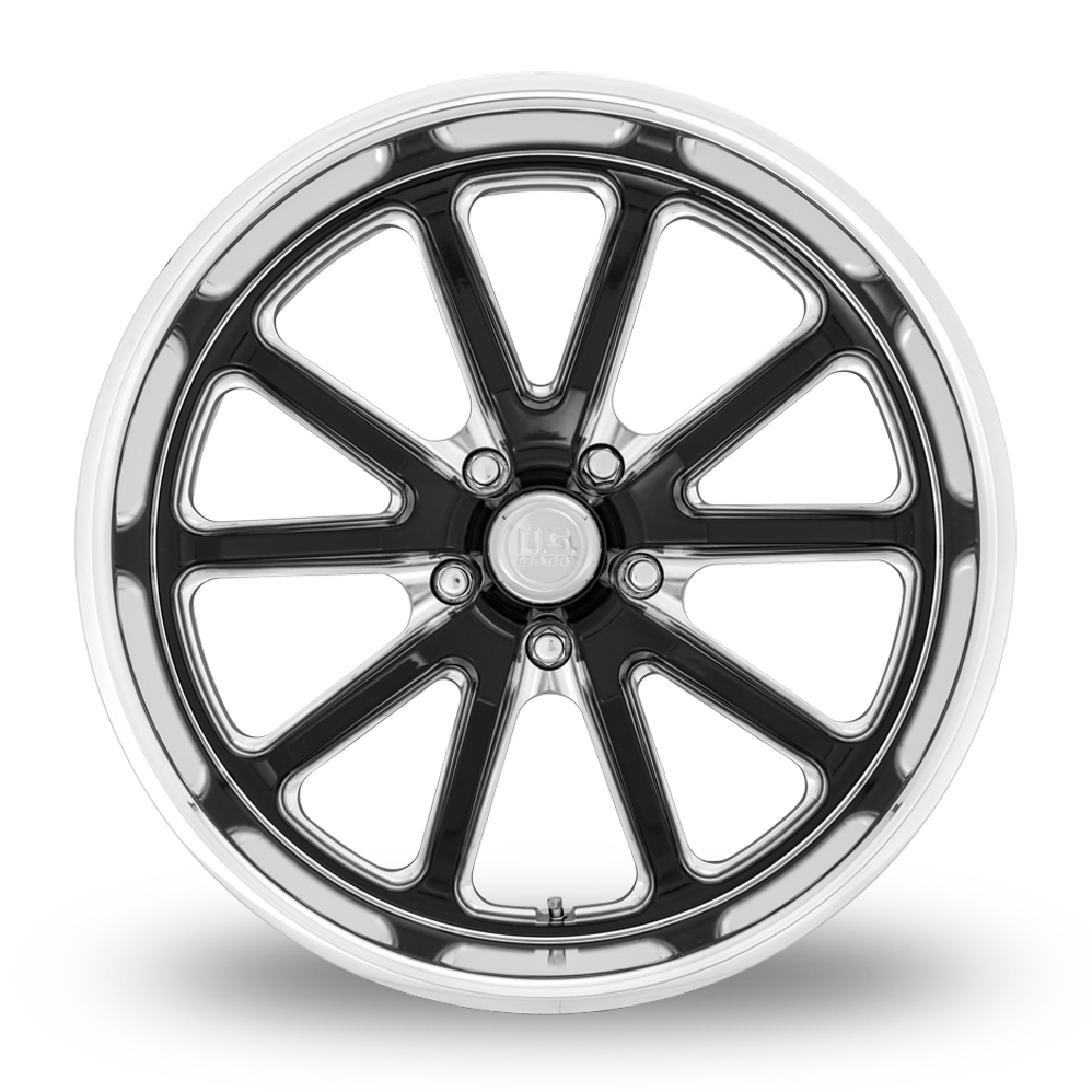 20" US Mags U117 Rambler Gloss Black Milled Alloy Wheels