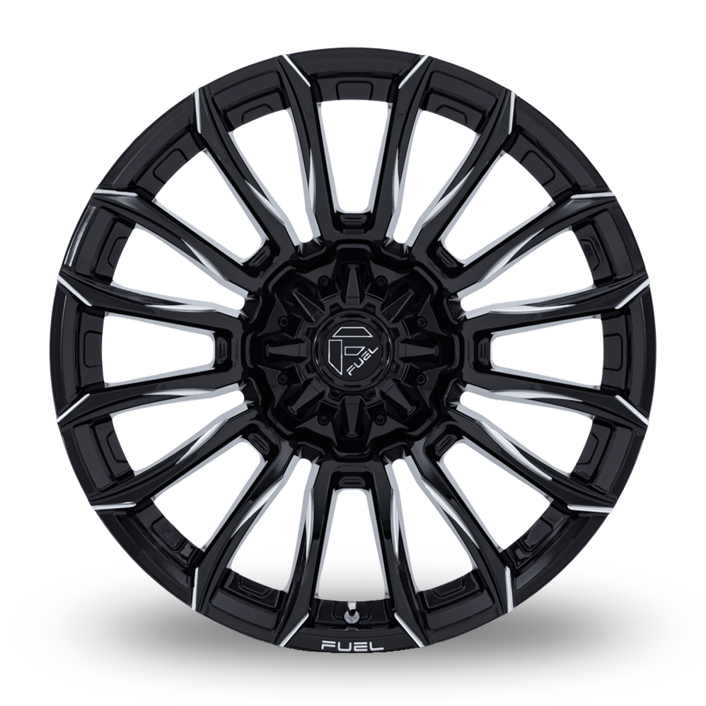 22" Fuel Off-Road FC889 Blade (USA Warehouse) Gloss Black Milled Alloy Wheels