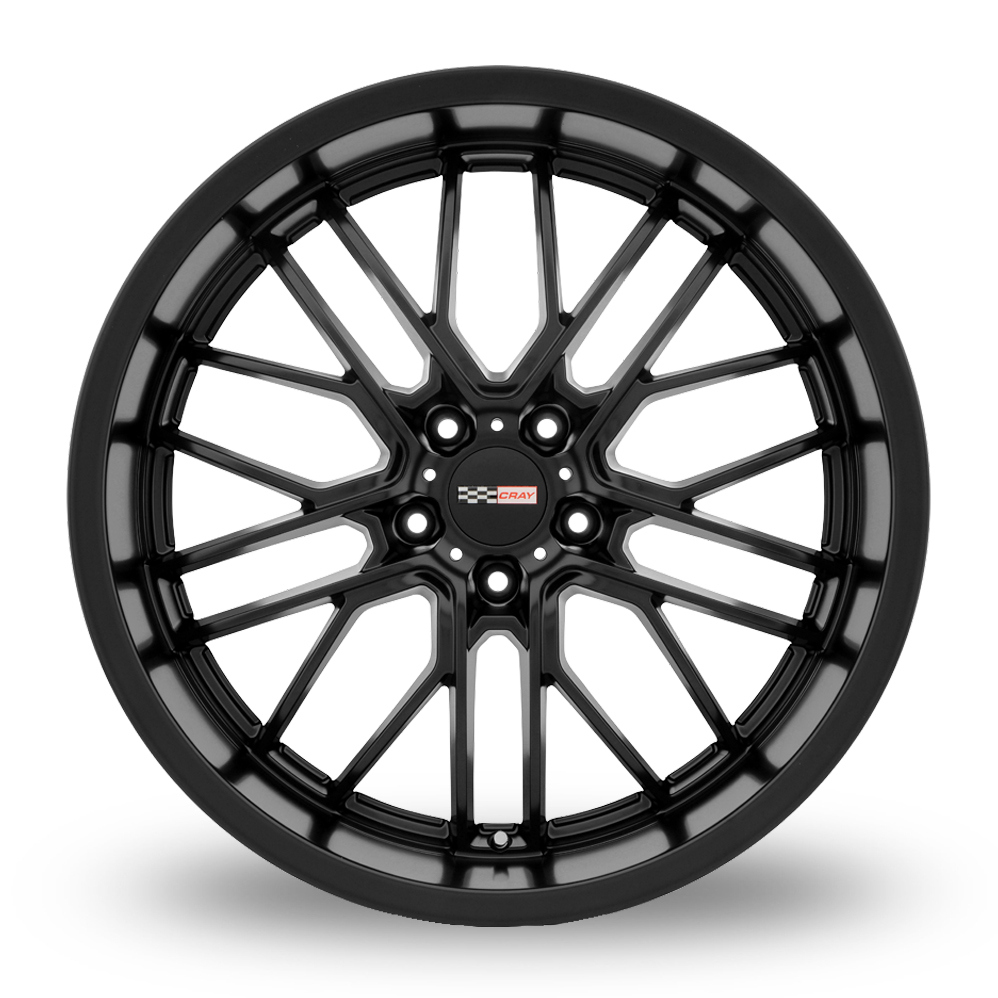 19" Cray Eagle Matt Black Alloy Wheels