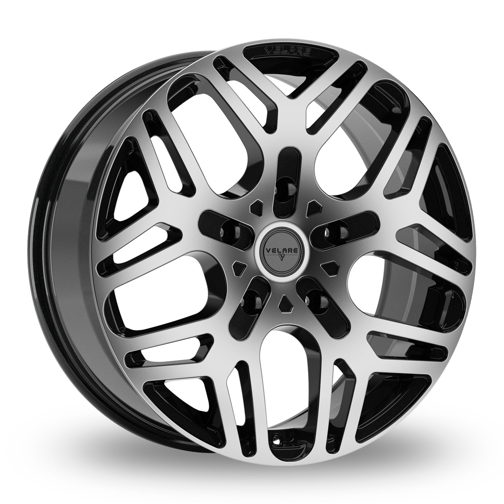 Velare VLR-T2 Gloss Black Machined Alloy Wheels