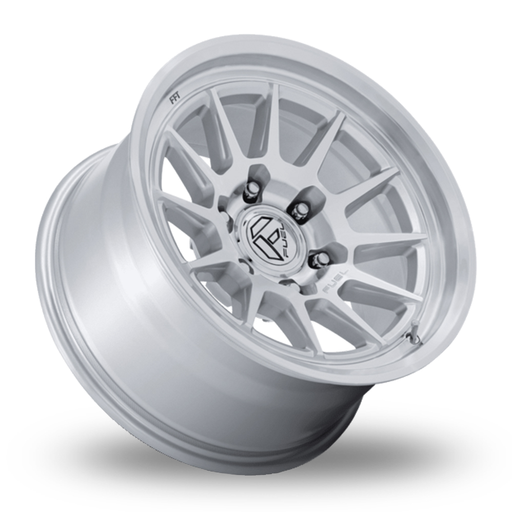 17" Fuel Off-Road FC902 Spur (USA Warehouse) Gloss Silver Machined Alloy Wheels