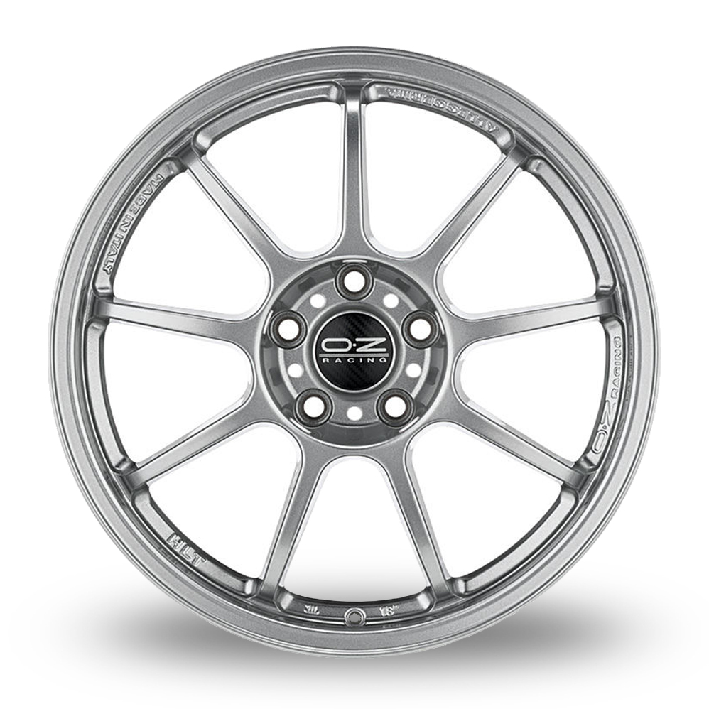 17" OZ Racing Alleggerita HLT 5F Star Silver Alloy Wheels