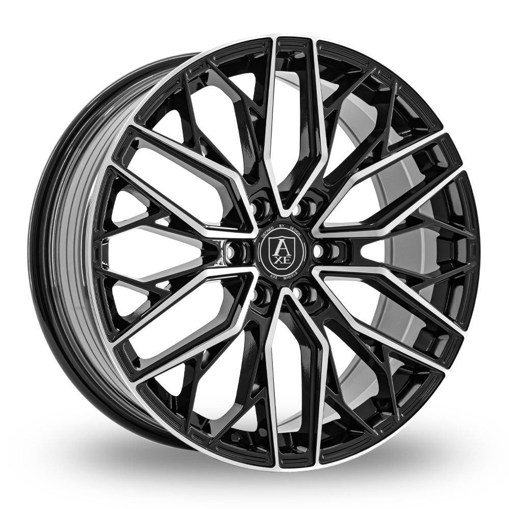 Axe EX48T Gloss Black Polished Alloy Wheels