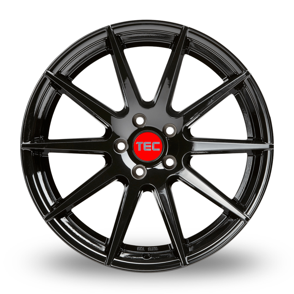 19" TEC Speedwheels GT7 Gloss Black Alloy Wheels