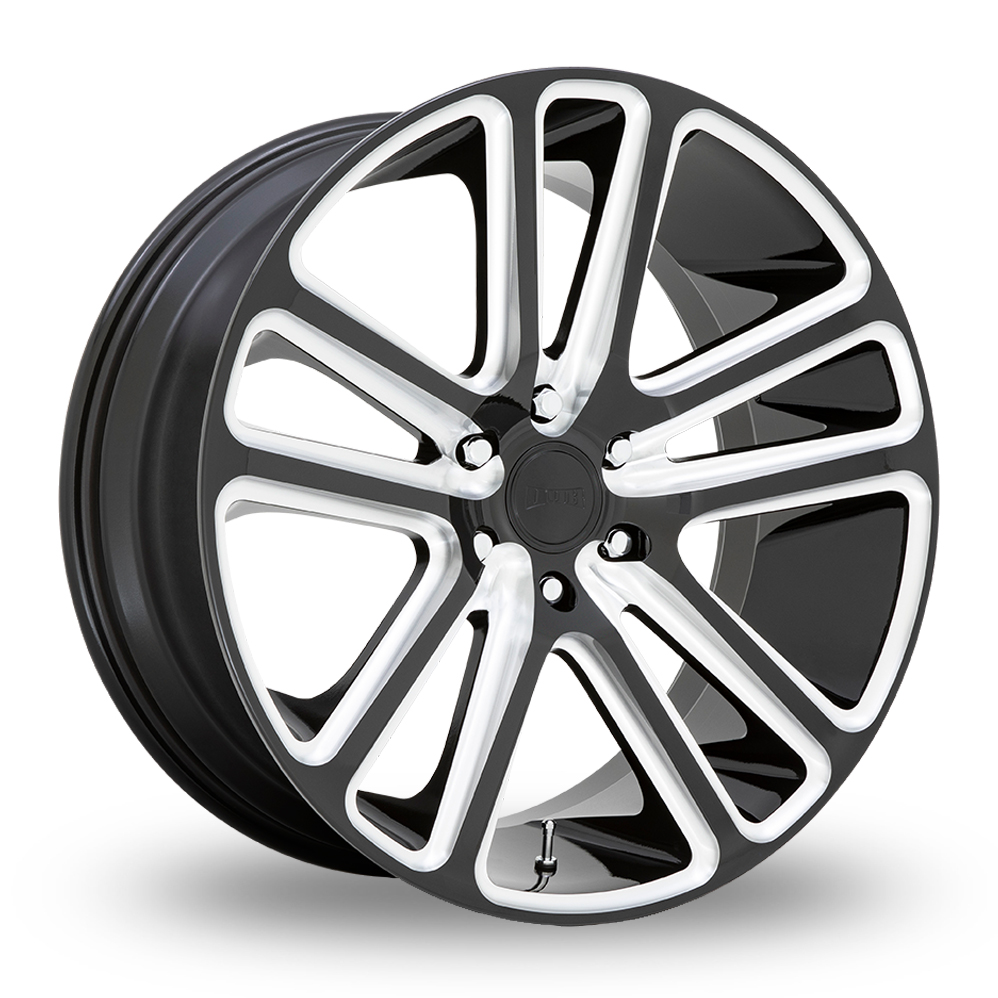 DUB S255 Flex (USA Warehouse) Gloss Black Milled Alloy Wheels