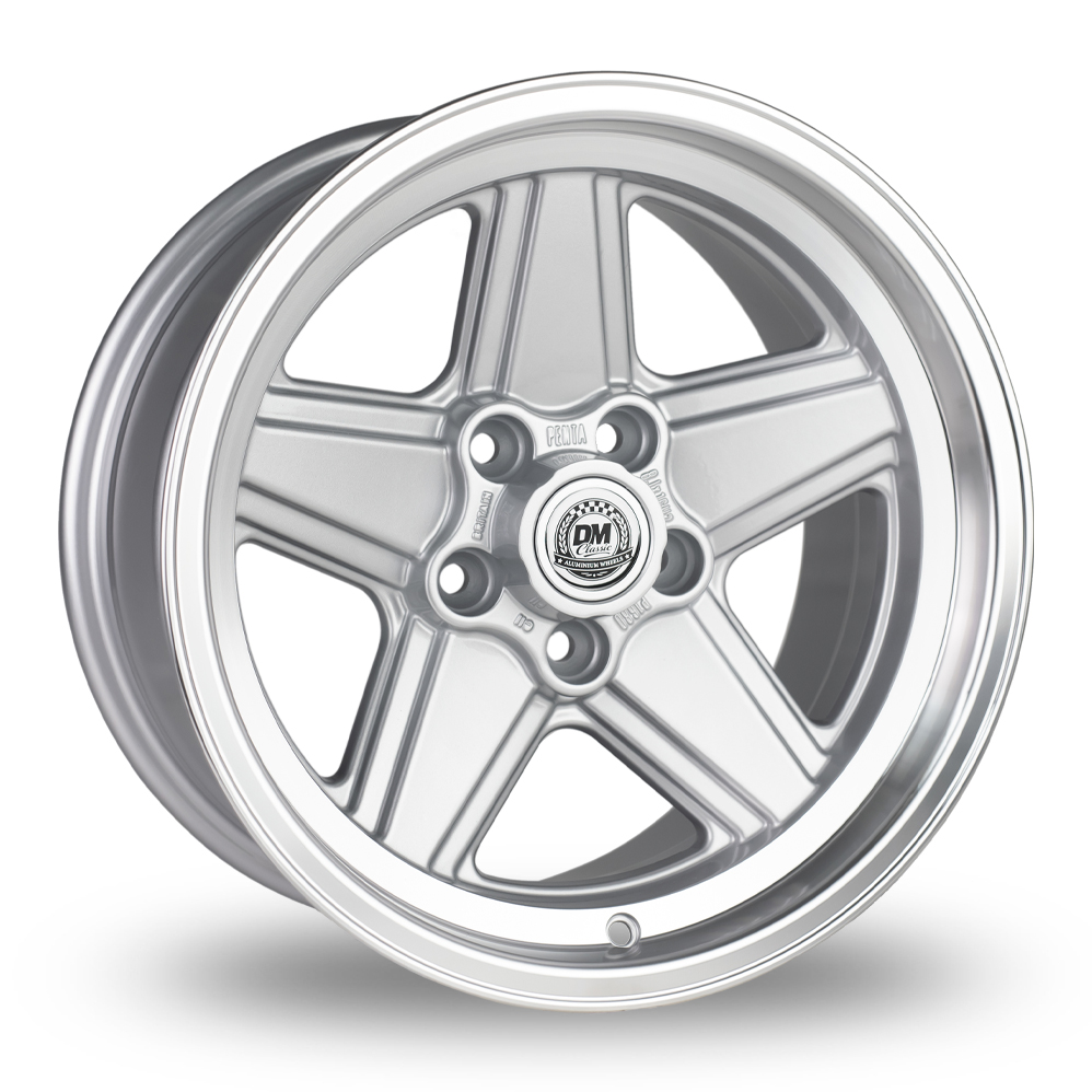 Dare DMC PE1 Silver Polished Lip Alloy Wheels