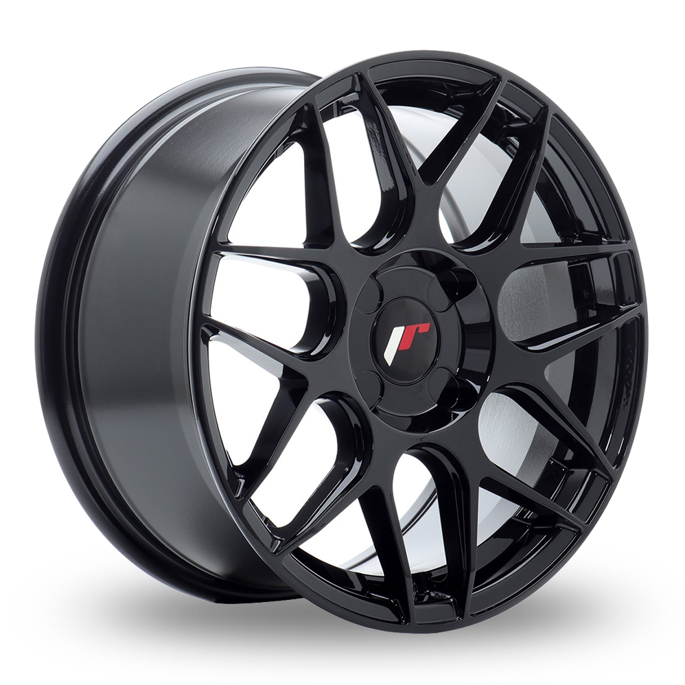 Japan Racing JR18 (7x16) (Custom Fitment) Gloss Black Alloy Wheels
