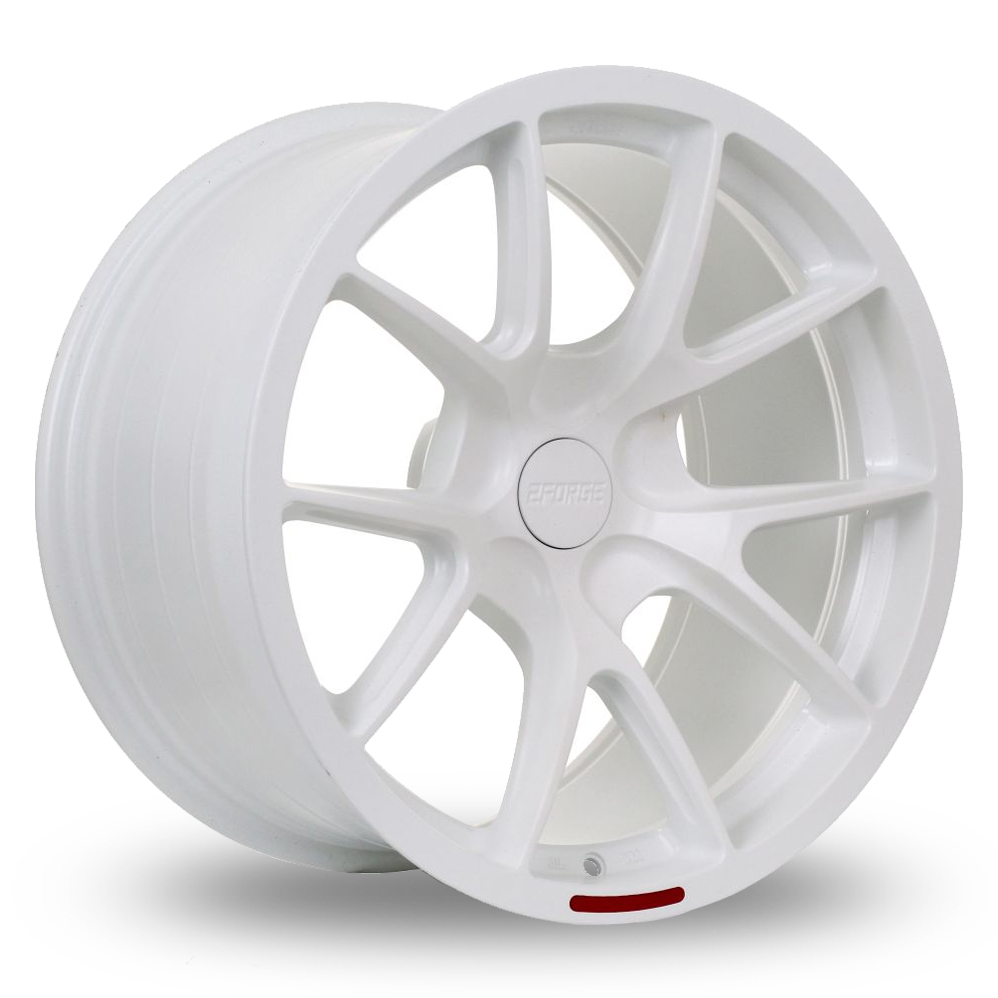 2FORGE ZF9 Matt White Alloy Wheels
