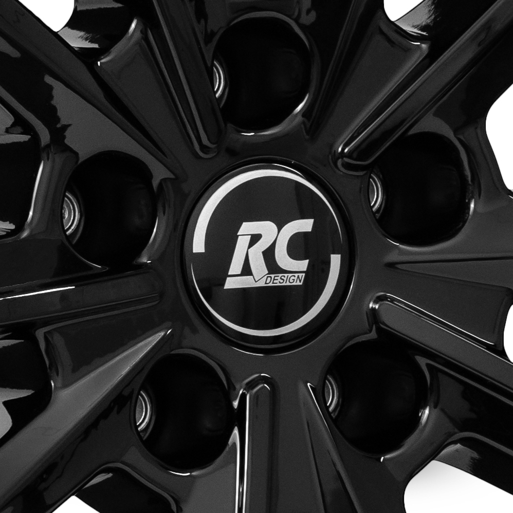 18" RC Design RC34 Gloss Black Alloy Wheels