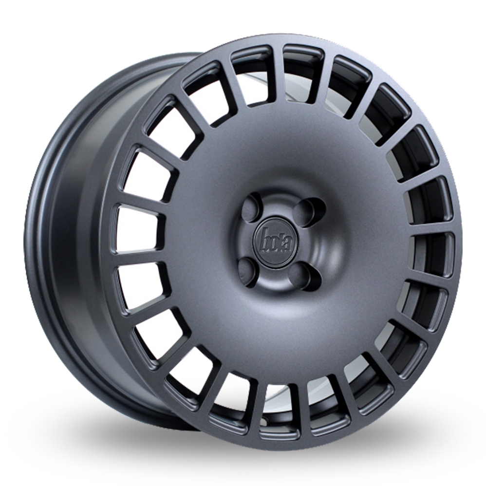 Bola B12 Matt Gunmetal Alloy Wheels